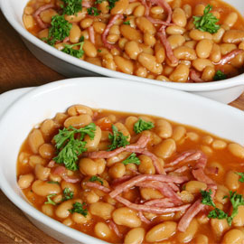 Baked Beans and Beef Bacon
