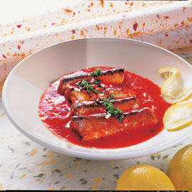 Sardines with Tomato Sauce