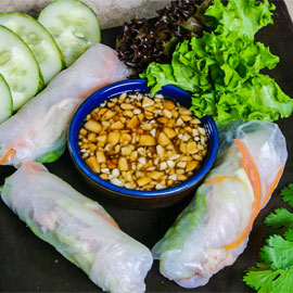 Tuna Vietnamese Spring Rolls